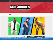Tablet Screenshot of gtajunkies.com